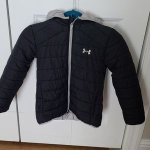 Under Armour Boys Pronto Puffer Jacket, Size 7,  Black
